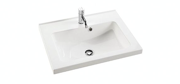 Dansani Allegro Helstøbt marmor 60,2 cm i hvid model 230606003