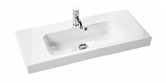 Dansani Menuet Mini porcelænsvask  81 cm i hvid model 534306003