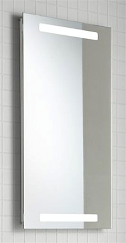 Dansani Luna/zaro spejl med lys i top/bund model 90069 