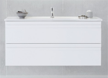 Dansani Zaro vaskeskab 100 cm 2 skuffer integreret greb model K10012