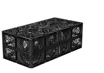 Uponor Rain Block 1200 x 600 x 420 mm regnvandskassette, 285 liter