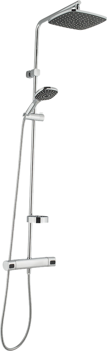 FM Mattsson Combisæt Siljan brusesæt Krom / sort