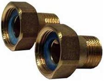 Danfoss Gevindnippel 3/4" DN15 - Sæt med 2 Stk. G 3/4" - R 1/2 "