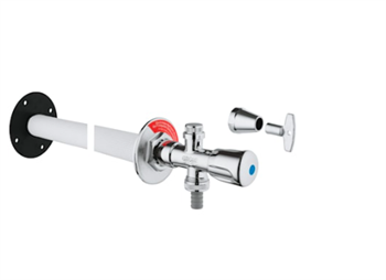 Grohe posthane frostsikker udvendig vægventil 1/2"  743420104