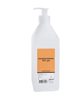 Håndsprit med pumpe Plum 3951 Hånddesinfektion GEL 600 Ml. 