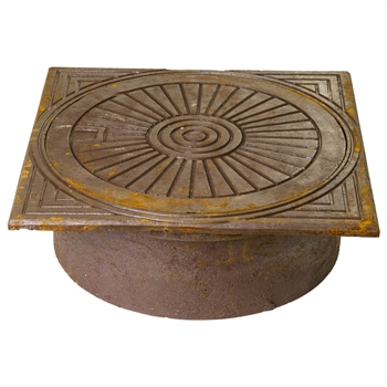 42,5 CM rørbrøndkarm / Dæksel 4KT - Skørt er 42,2 cm