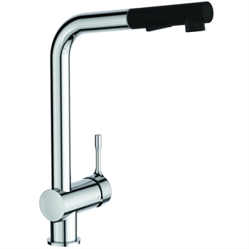 Ideal Standard Køkkenarmatur med udtræk  i krom / sort BC178AA