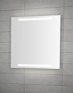 Dansani Mido Spejl 60 x 70 cm med integreret LED lys i top og bund