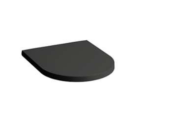 KARTELL BY LAUFEN toiletsæde til hængeskål, rimless isort højglans