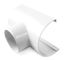 Plastmo Tudstykke nr. 10 / 75 mm HVID