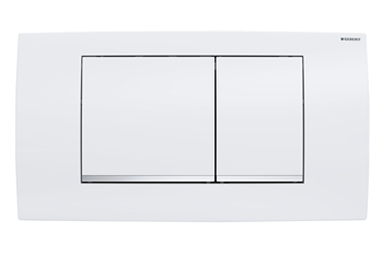 Geberit Twinline betjeningsplade i Alpin hvid