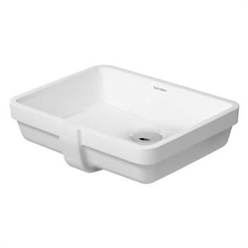 Duravit Vero vask til underlimning 43 x 31,5 cm uden hanehul - Hvid